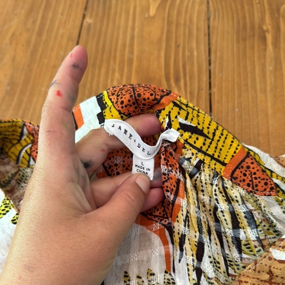 Jane + Delancey women’s large safari top - Picture 3 of 9